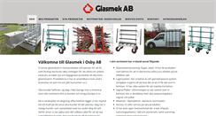 Desktop Screenshot of glasmek.se